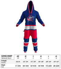 Columbus Blue Jackets NHL Onesie — view 2