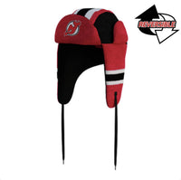 New Jersey Devils NHL Reversible Trapper — view 2