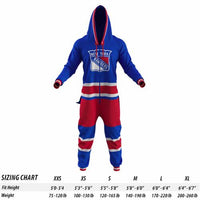 New York Rangers NHL Onesie — view 2