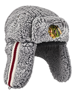 Chicago Blackhawks Sherpa Trapper Hat