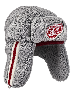 Detroit Redwings Sherpa Trapper Hat