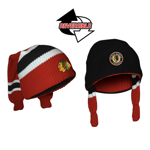 Chaussettes réversibles LNH des Blackhawks de Chicago