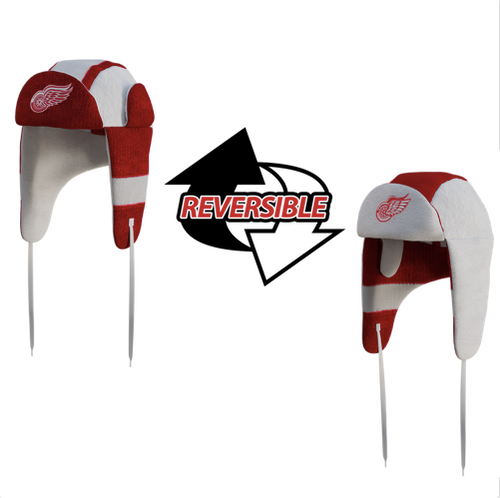Cache-oreilles réversible Detroit Red Wings LNH