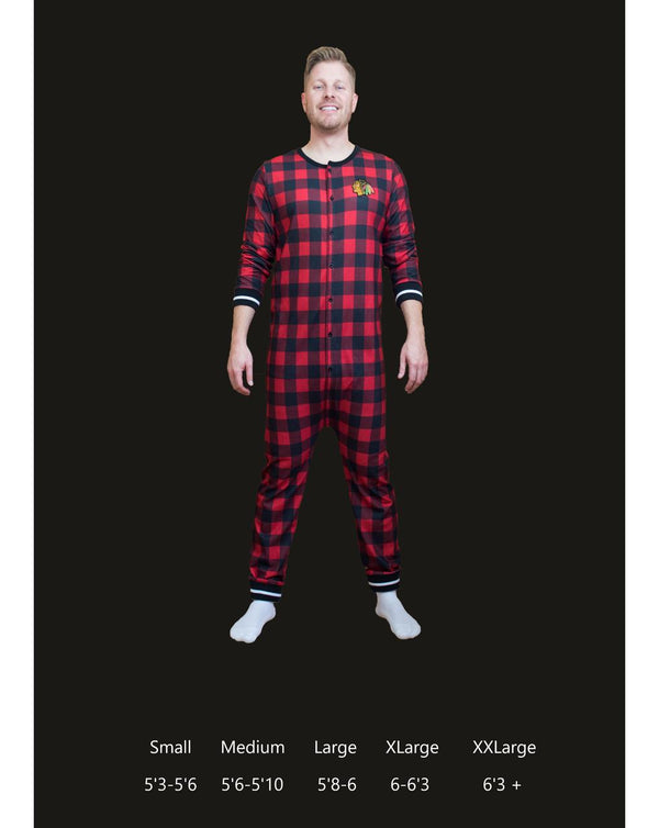 Chicago Blackhawks NHL Union Suit