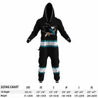 San Jose Sharks NHL Onesie — view 2