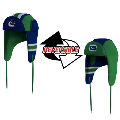 Vancouver Canucks NHL Reversible Trapper